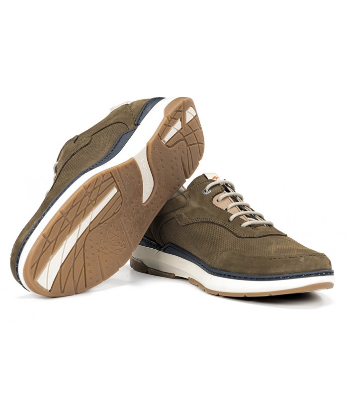 Zapato cordones verde Fluchos F2210