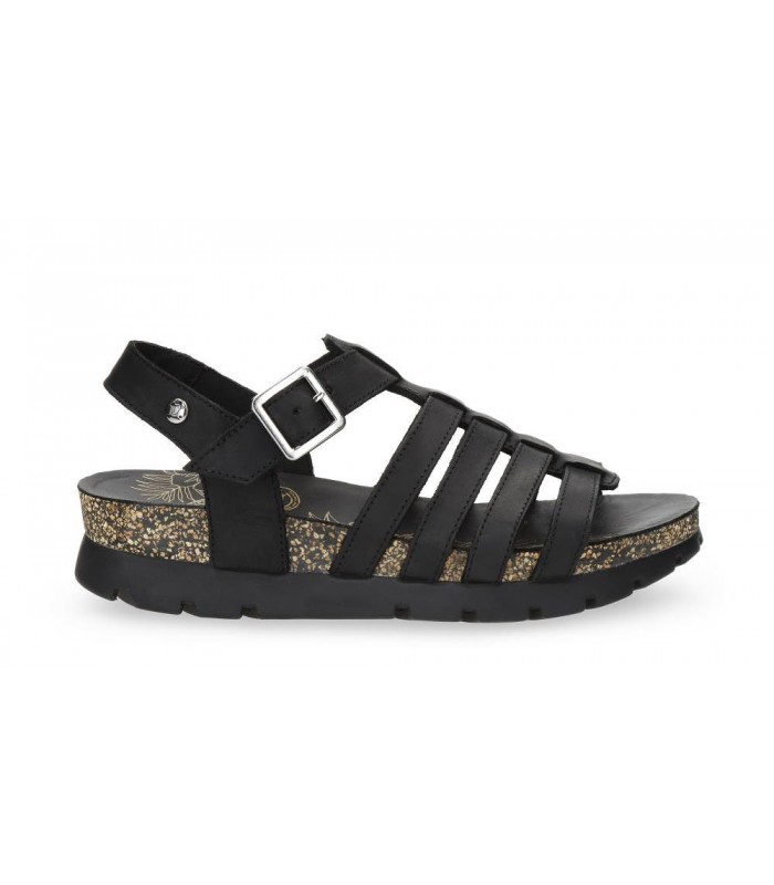 Sandalia negra bio Panama Jack SASHA