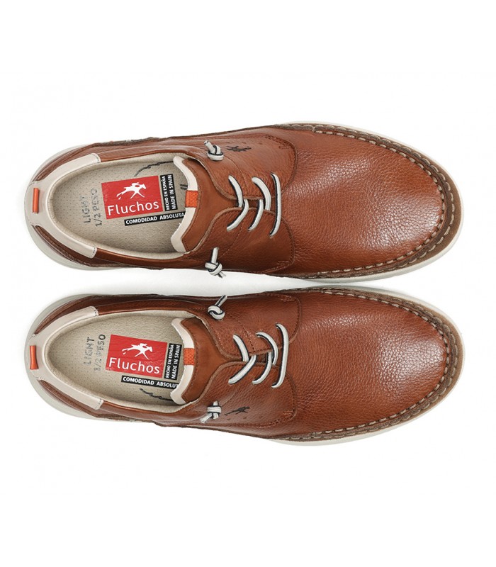 Zapato clásico cuero cordones Fluchos F1986