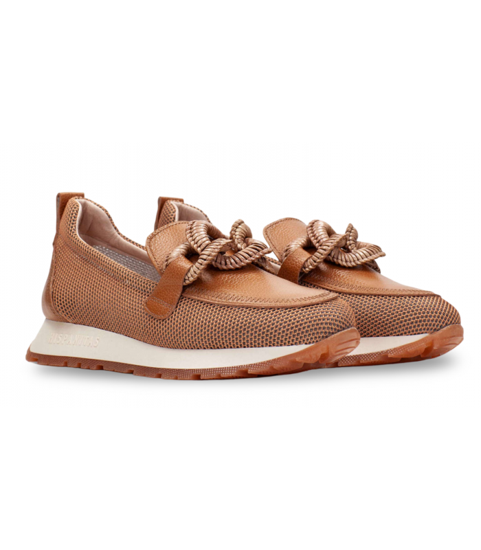 Mocasín cuero con rejilla Hispanitas HV254065
