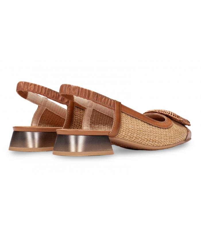 Zapato salón rafia cuero Hispanitas RHV254046