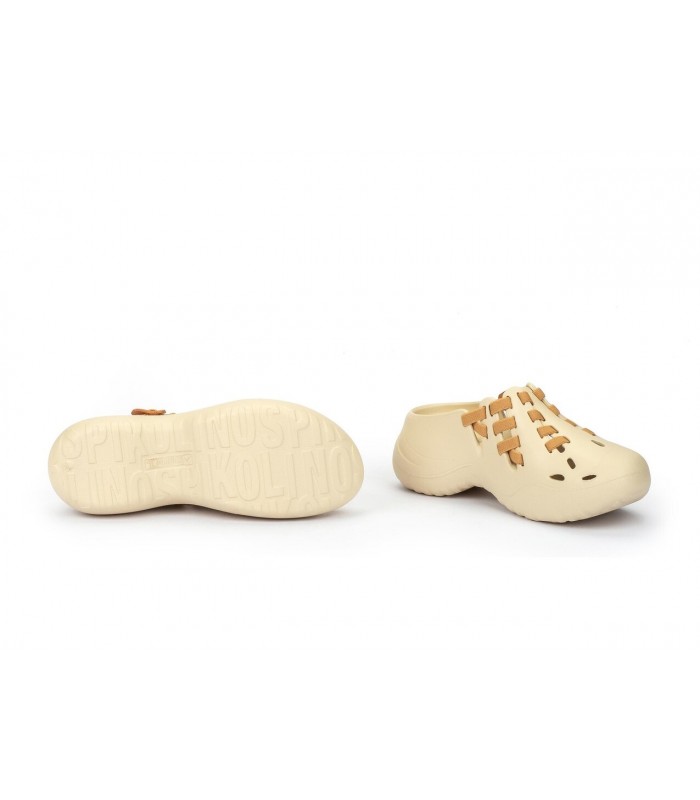 Zueco crema Pikolinos ROMANA W8G-0520EL