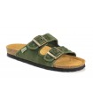 Sandalia bio lona caqui Natural World 7001E