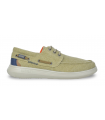 Zapato náutico beige para caballero Coronel Tapioca T206