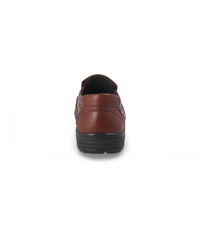 Zapato clásico con elásticos para hombre en cognac Luisetti 20400