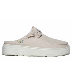 Zapato Wallaby de color beige para mujer WALK IN PITAS CAPARICA
