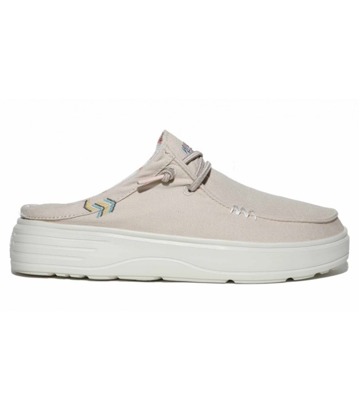 Zapato Wallaby de color beige para mujer WALK IN PITAS CAPARICA