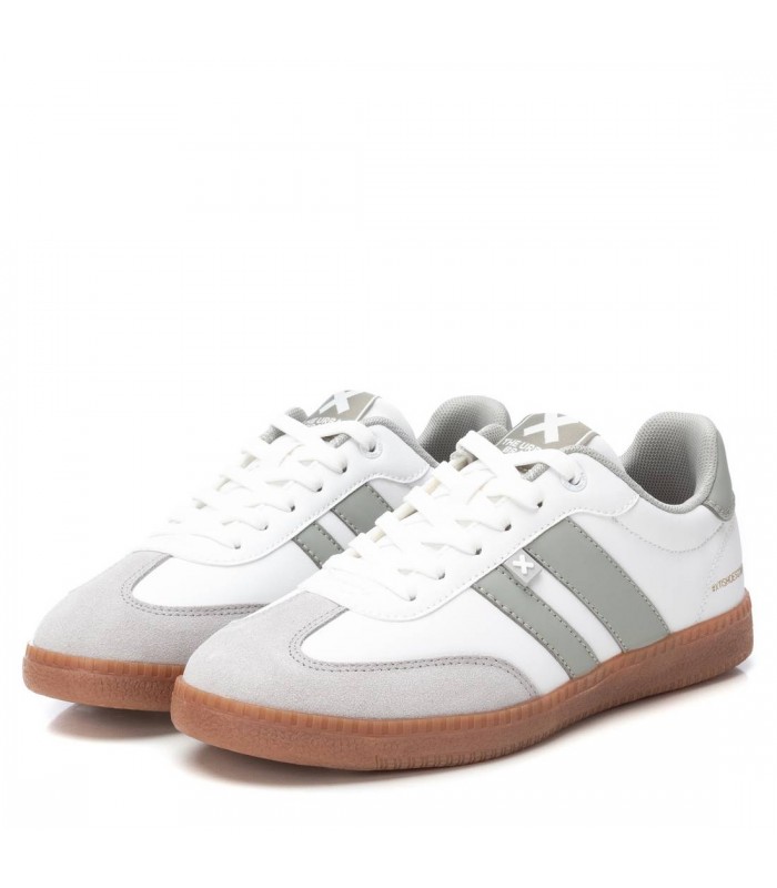 Deportivo blanco combinado con caqui para señora XTI 143485