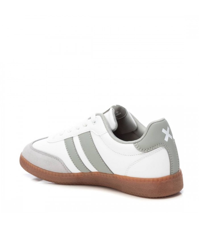 Deportivo blanco combinado con caqui para señora XTI 143485