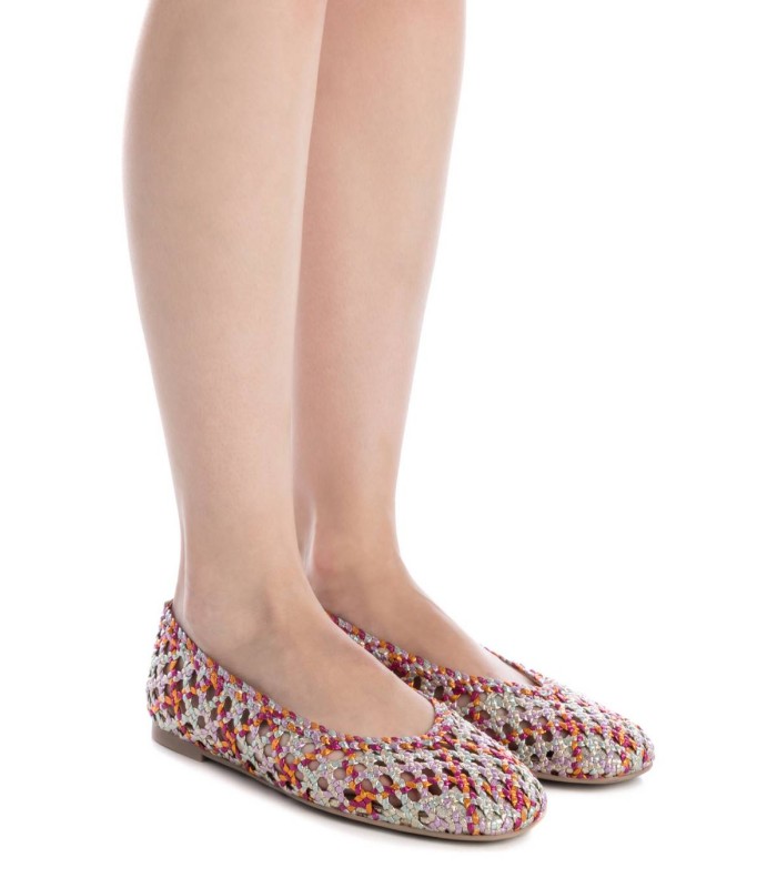 Francesita multicolor con corte trenzado para señora XTI 143940