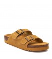 Sandalia de dos hebillas en color beige para señora XTI 142552