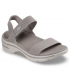 Sandalia de confort de color taupe para mujer SKECHERS 140874 GO WALK ARCH FIT 2.0