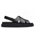 Sandalia con suela anatómica de color negro para mujer CLARKS ARISTELLA SUN
