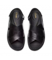 Sandalia con suela anatómica de color negro para mujer CLARKS ARISTELLA SUN