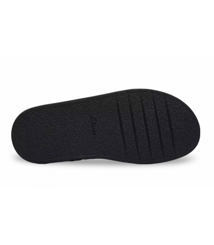 Sandalia con suela anatómica de color negro para mujer CLARKS ARISTELLA SUN