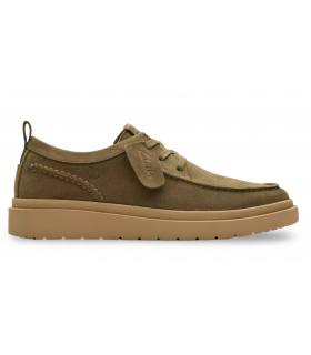 Zapato Wallaby de color verde oliva para hombre CLARKS Polden Moc