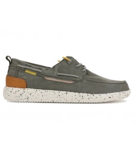 Deportivo de lona estilo náutico de color caqui para hombre WALK IN PITAS WP 150 JACK