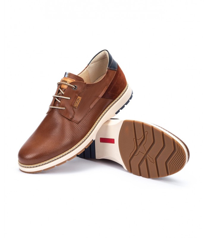 Zapato de color cuero para hombre OLOVERA PIKOLINOS