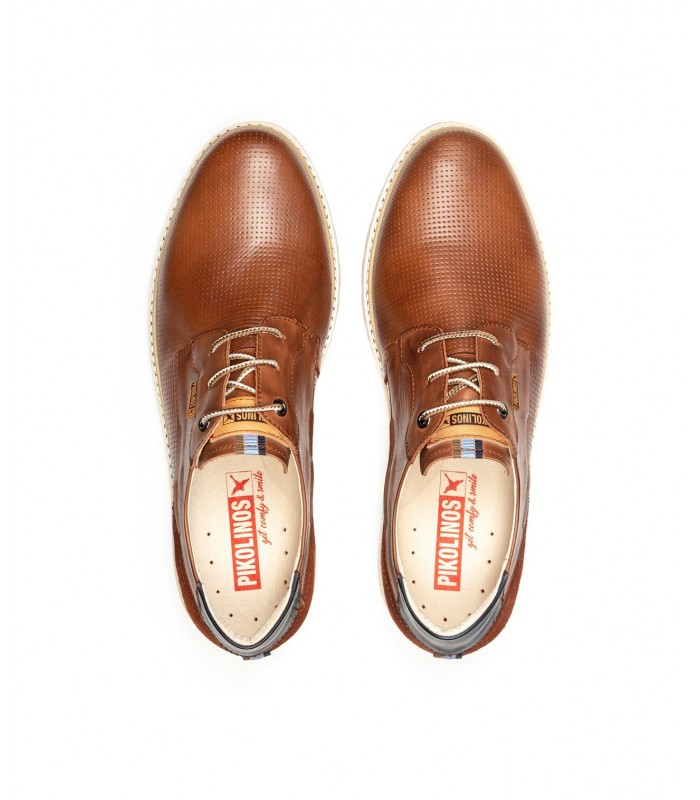 Zapato de color cuero para hombre OLOVERA PIKOLINOS