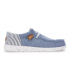 Zapato con cordones estilo Wallaby de color celeste para hombre HEYDUDE WALLY FUNK NU