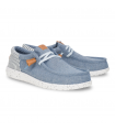 Zapato con cordones estilo Wallaby de color celeste para hombre HEYDUDE WALLY FUNK NU