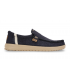 Zapatos sin cordones estilo Wallaby de color azul marino para hombre HEYDUDE MIKKA JUTE