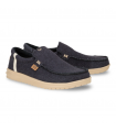 Zapatos sin cordones estilo Wallaby de color azul marino para hombre HEYDUDE MIKKA JUTE