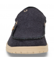 Zapatos sin cordones estilo Wallaby de color azul marino para hombre HEYDUDE MIKKA JUTE