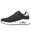 Deportivo negro Skechers UNO Shimmer Away 155196
