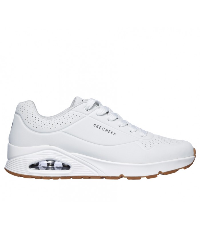 Deportivo de color blanco con cámara de aire para hombre UNO SKECHERS