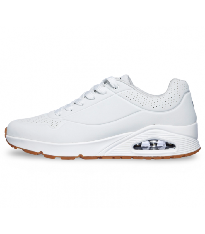 Deportivo de color blanco con cámara de aire para hombre UNO SKECHERS