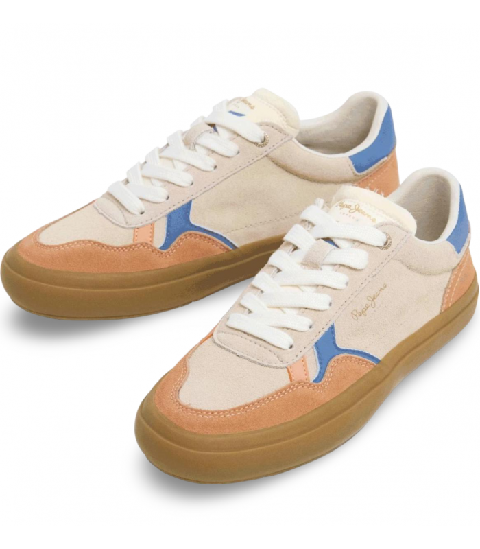 Deportivo de color beige y camel para mujer Travis City PEPE JEANS