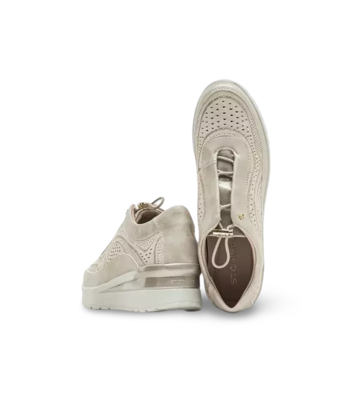 Deportivo taupe para señora Stonefly 221039 Cream 38