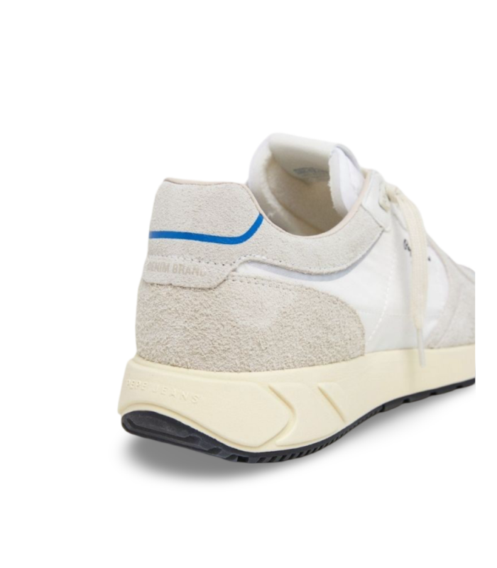 Deportivo de color blanco y beige para mujer Marlon Divided PEPE JEANS