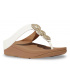 Sandalia de dedo de color blanco para mujer Fino Crystal FLIPFLOP