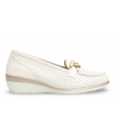 Mocasín cuña beige 24 Horas 26410