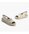 Sandalia plata Pitillos 10301