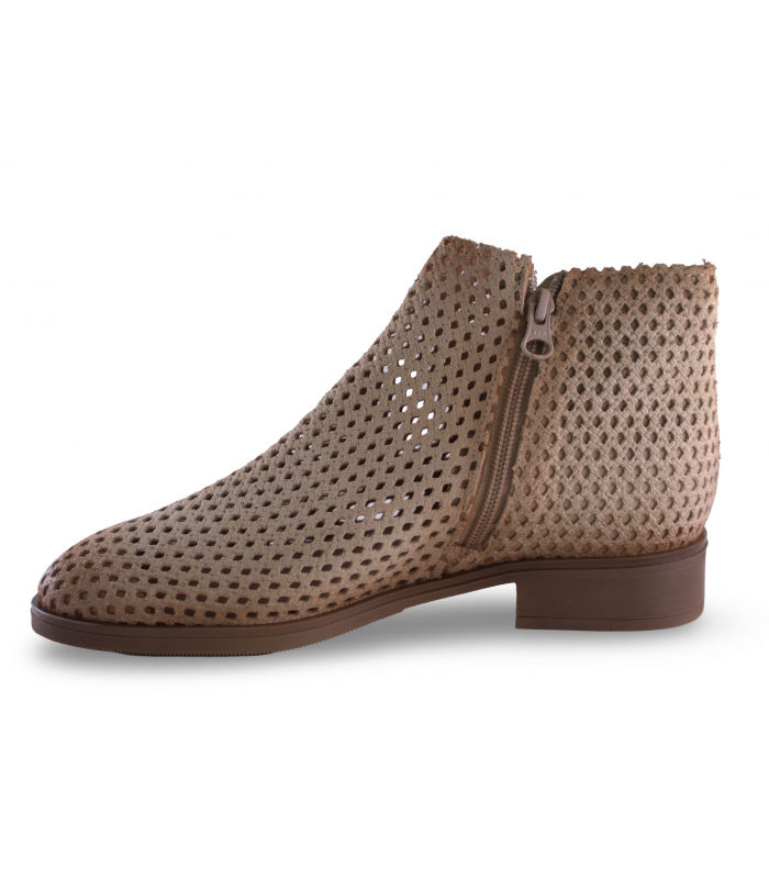 Botín primavera beige troquelado Nature 25285
