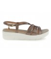 Sandalia bronce con cuña para señora Stonefly 222538 Aqua 3