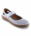 Zapato Mercedes blanco troquelado Erase 090100