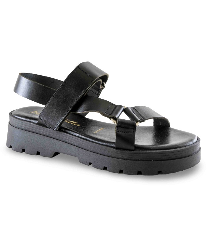 Sandalia plataforma negra Patricia Miller 6603