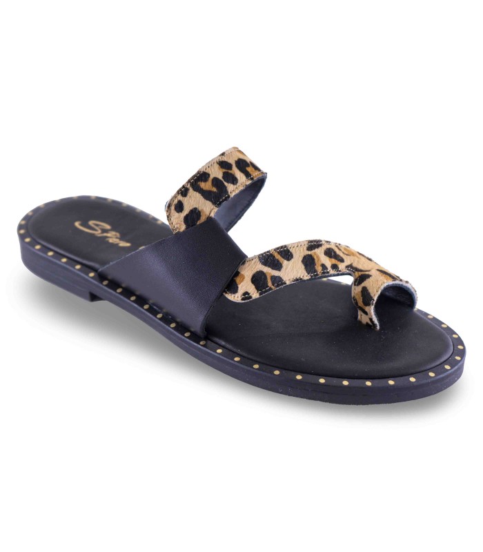 Sandalia leopardo para señora S.Piero Pony Leopardo E 2-042