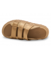Sandalia con plataforma color arena Ugg Australia 1167430 W GoldenGlow Slide