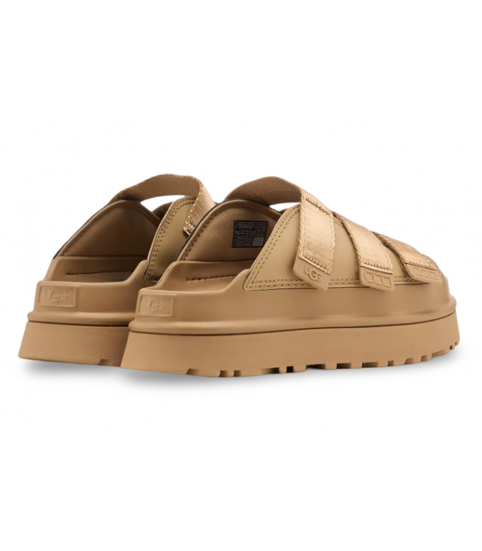 Sandalia con plataforma color arena Ugg Australia 1167430 W GoldenGlow Slide