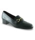 Mocasín negro con tacón para mujer Maria Jaen 49