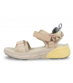 Sandalia de color beige para mujer con plataforma JEEP JL51580A GROOVE SANDAL