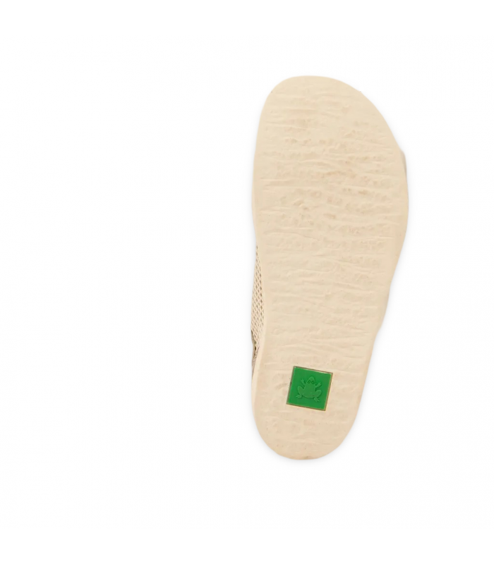 Zapatillas barefoot mujer en rejilla color crema El Naturalista N5914