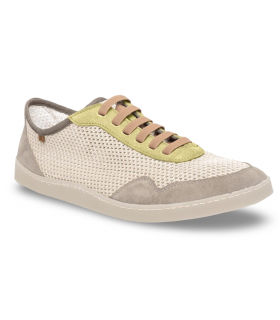Modelo en rejilla color crema barefoot El Naturalista N5914