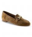 Mocasín serraje para mujer en cuero Maria Jaen 9