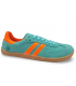 Zapatillas estilo barefoot en turquesa y naranja COQUEFLEX